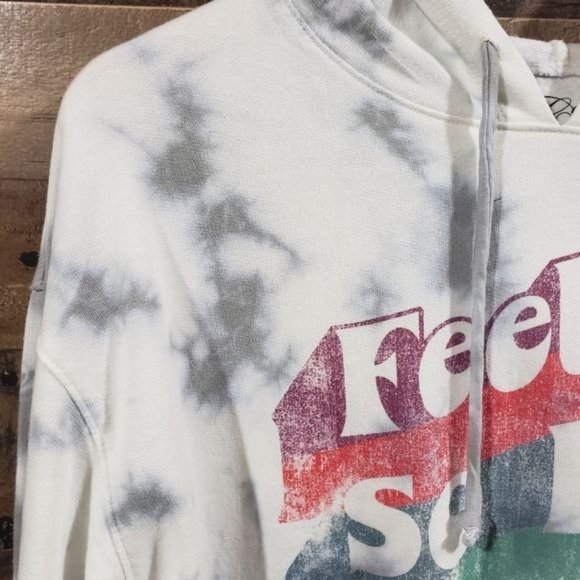 Cold Crush NWT feeling so fine graphic tie dye sweatshirt juniors size Large - Picture 10 of 10